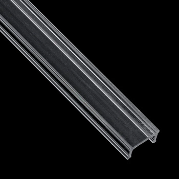 Diffusor-Abdeckung für Aufputzprofil KM33, 1m Transparent LUMILED
