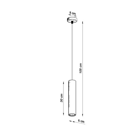 LINO 1 GU10 skandinavische hängende Deckenleuchte aus Holz SOLLUX