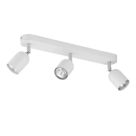 TOP WHITE Spot Weiß-Silber Klassische Deckenleuchte 3xGU10 4413 TK Lighting