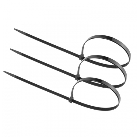 Kabelbinder 7,6x500 mm Schwarz UV TRACKS Zipper Ties OK-76500B .MORE 50 pcs.