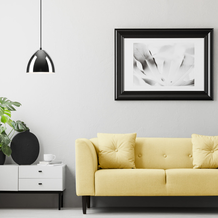 MIA Decke Pendelleuchte E27 Schwarz Chrom LM-1.130 Lamkur