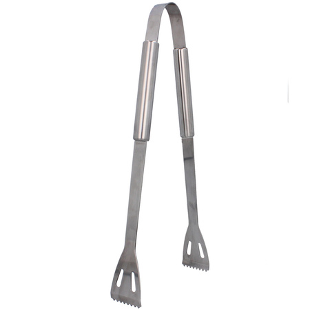 3er Set Grillzubehör Spatel Zange Gabel + Etui