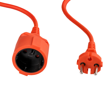 Garten Verlängerungskabel Konstruktion Single 1 Sockel 30m Orange Cord GRIDEN Lumiled