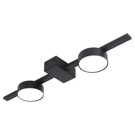 Deckenanbau-Spotleuchte 2x GX53 Schwarz JOY Sanico Goldlux