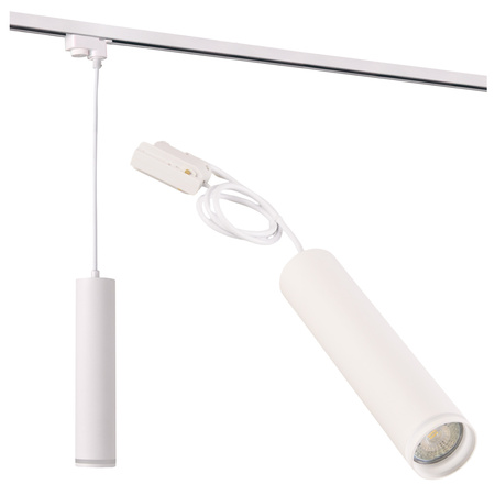 Paris Pendelleuchte Weiß für GU10 Stromschiene POLUX