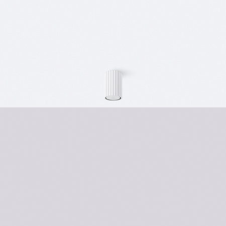 Deckenleuchte Aufbauleuchte Tuba Spot GU10 Weiß Carbon Deep Space SL.1530 Sollux