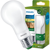 LED Lampen Kugel E27 210.9lm/W A60 4W = 60W 840lm 2700K Warm Glühfaden PHILIPS Ultra Efficient