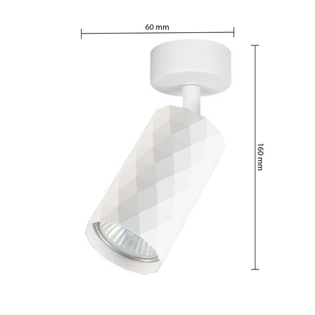 Wandlampe Spotlight Wandlampe GU10 Movable Weiß Glamour Masterled