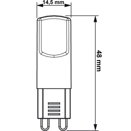 G9 LED Lampe CAPSULE 2W = 25W 220lm 3000K Warm PHILIPS CorePro