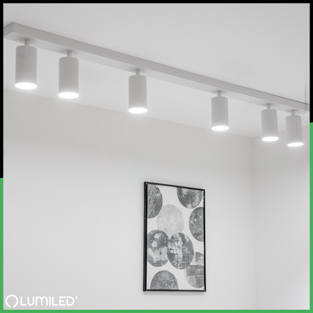 SPOT TUBA Deckenleuchte Reflektor Halogen Leuchte 6x GU10 TABULA LUMILED