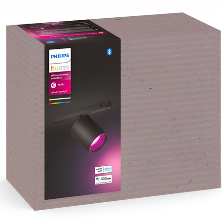 LED Perifo Stromschienenstrahler Schwarz 5.3W CCT RGB Philips HUE Bluetooth
