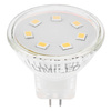 10x LED Lampen MR11, Glühbirne 12V 2.5W = 20W 220lm 120° 3000K warm LUMILED