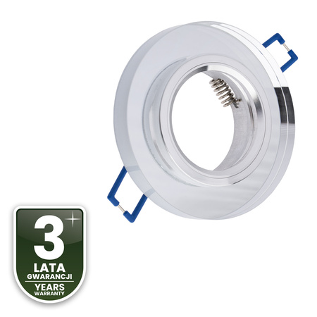 Glas-Einbaustrahler GU10, MR16 Einbauspot HALOGEN Runde Fest Transparent ARIEL LUMILED