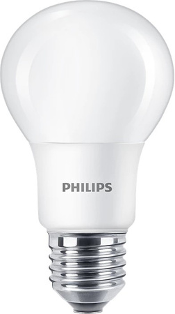 Set mit 2x LED-Lampe E27 A60 4,9W = 40W 470lm 2700K Warm 200° PHILIPS
