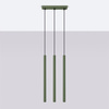 Hängelampe Tuba Spot 3x G9 Olive Pastelo Ocean Green SL.1520 Sollux