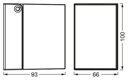 Wandleuchte Fassade ENDURA Classic Cube Adjustable Wall Silber LEDVANCE