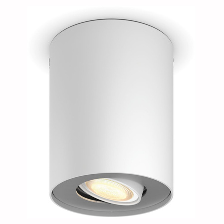 LED Spot Pillar Weiß 4.2W CCT PHILIPS HUE Bluetooth Zigbee Deckenleuchte