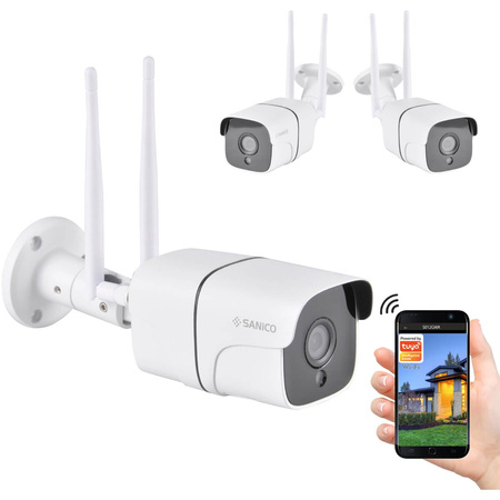 COSMO Z2 IP65 Full HD 2Mpx Außenkamera Tuya SMART WIFI GOLDLUX (Polux) PIR