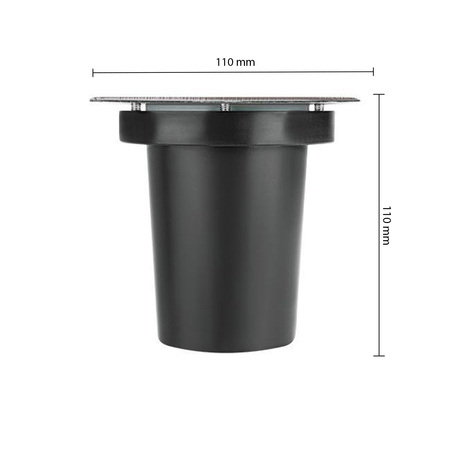 LED GU10 quadratische Boden-Gartenleuchte IP66 IK09