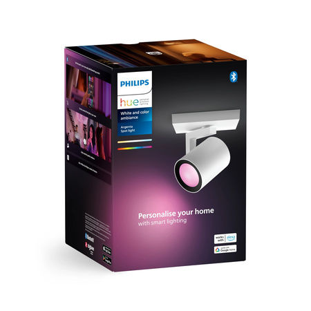Philips HUE Weiß und Farbe Ambiance Lampe Argenta 1x4.2W Bluetooth Zigbee