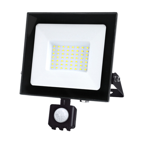 LED-Flutlicht Halogen 50W 4270lm 4000K IP65 Schwarz Bewegungsmelder MH Kobi