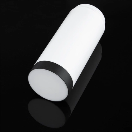 Außengartenlampe E27 BLACK POST 65 cm mit Bewegungs- und Dämmerungssensor