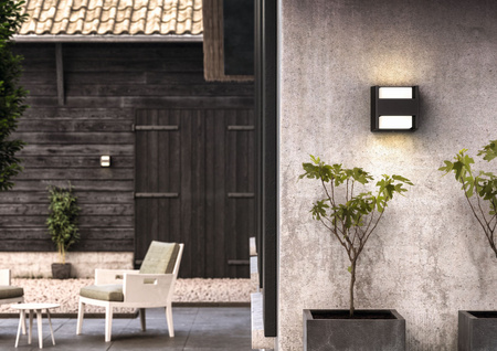 Gartenleuchte LED-Wandleuchte ARBOR myGarden 4,5W 2700K IP44 Oben-Unten Anthrazit PHILIPS