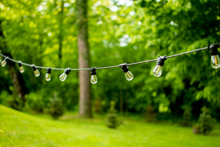 Outdoor Garten Girlande Lichterkette 10m 10xE27 LED 1,3W Kobi