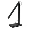 LED-Schreibtischlampe mit Display Ladegerät Wecker CCT DIM Schwarz Kobi