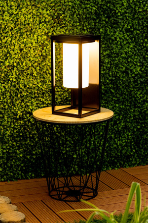 LED-Außen-Solarlampe für den Garten stehend 3000K IP44 28,5cm Dämmerungssensor