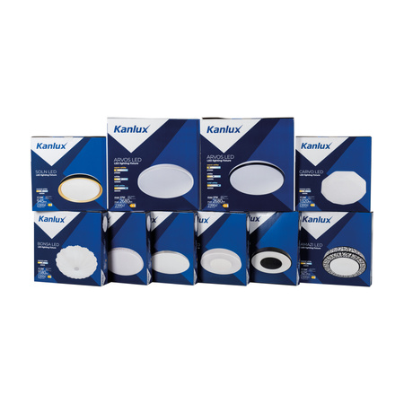 LED Plafond VAND Deckenleuchte 17,5W Schwarz KANLUX