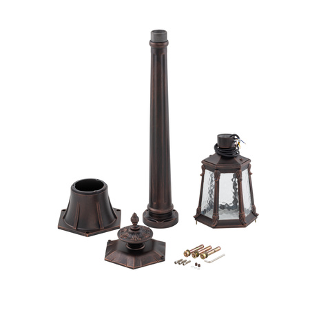 Außengartenlampe AMUR I 4694 E27 IP44 Kupferpfosten Nowodvorski
