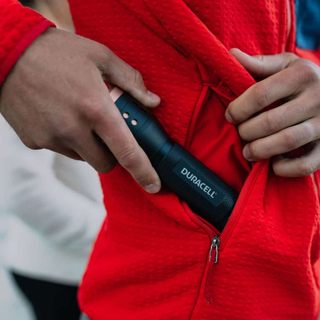 Aluminium-LED-Taschenlampe handlich leistungsstarke taktische Batterie 4 x AA 700lm 3 Modi DURACELL