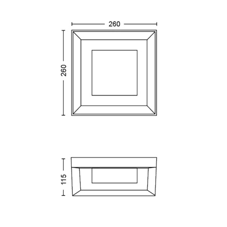 Philips HUE Econic Verandaleuchte Außenlampe 17438/30/P7