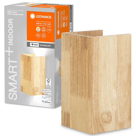 SMART+ WIFI Wandleuchte Smarte Wandleuchte 12W ORBIS SWAN WOOD LEDVANCE