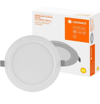 Einbau-LED-Panel 6W 3000K DOWNLIGHT Slim DN105 LEDVANCE rund