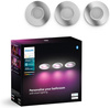 LED Xamento 3x 4.2W IP44 CCT RGB Kreisförmig PHILIPS HUE Bluetooth Badeinbauleuchte