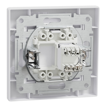 RJ45 UTP-Computersteckdose der Kategorie 5e mit Rahmen weiß SCHNEIDER ASFORA