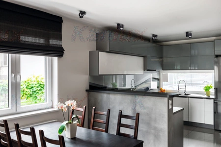 Aufputz-Halogen-SPOT-TUBA-Leuchte rund beweglich GU10 Schwarz BLURRO Kanlux