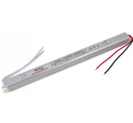 Schmales Möbelnetzteil 12V DC 48W 4A Ultra SLIM für IP20 LED-Streifen