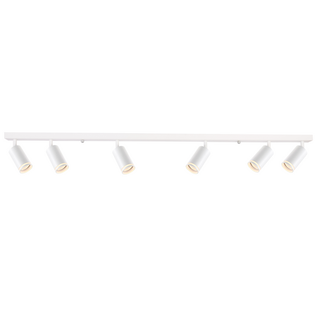 LED PARIS 6 x GU10 Weiß GOLDLUX (Polux) LED-Decken-/Wandlichtleiste