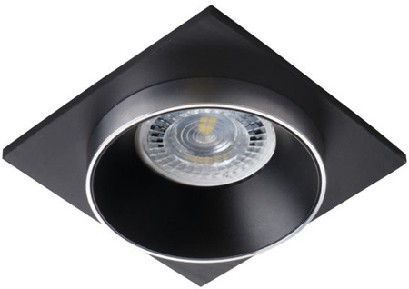 Quadratische Halogen-Deckenleuchte SIMEN DSL GU10 Silber und Schwarz Kanlux 5905339291325