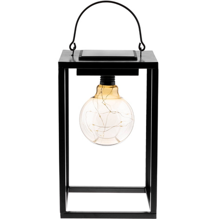 LED-Solarlampe für den Außenbereich Garten stehend Hängelaterne 3000K IP44 26 cm Dämmerungssensor