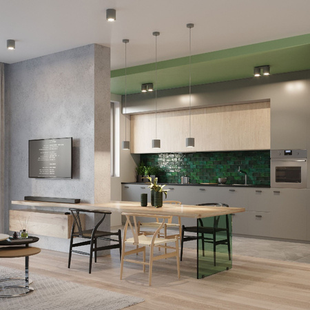 Wandleuchte Wandleuchte ORBIS 1 G9 Rohr oben/unten Minimalistisch Grau SOLLUX