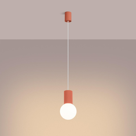 Hängelampe Hängend G9 Rund Orange Modern Matt Halo Sollux