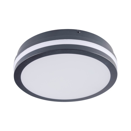 Plafond LED Aufbaumontage 18W 1740lm CCT IP65 Graphit BENO KANLUX