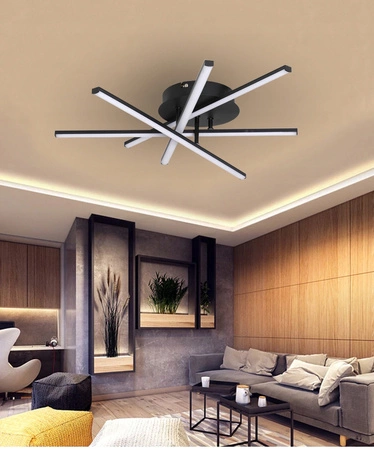 Geometrische Deckenleuchte PLAFON LED-Kronleuchter 35W 4000K schwarz