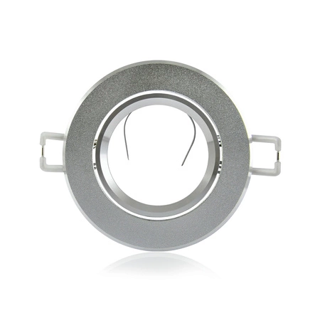 BEWEGLICHE EAST OPAL GOLDLUX (Polux) SILVER SANDBLAST Deckenleuchte