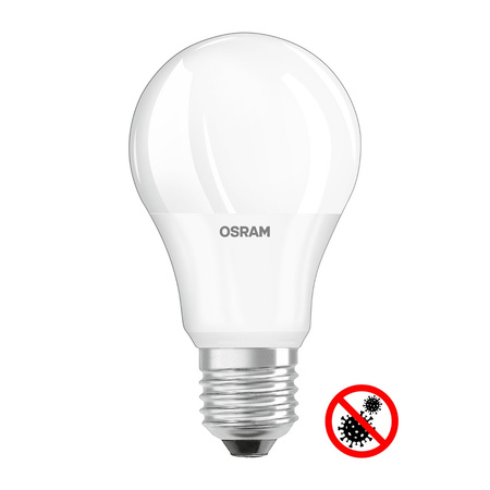 LED Leuchtmittel E27 A60 10W = 75W 1055lm 6500K Kalt 200° OSRAM ANTIBAKTERIELL