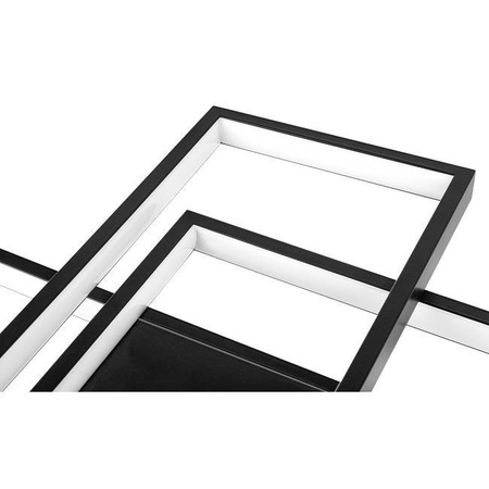 LED-Kronleuchter Deckenleuchte 72W CCT GALAXIS ORION Schwarz + Controller Fernbedienung